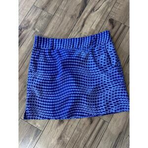 Adidas size 8 purple patterned golf skort